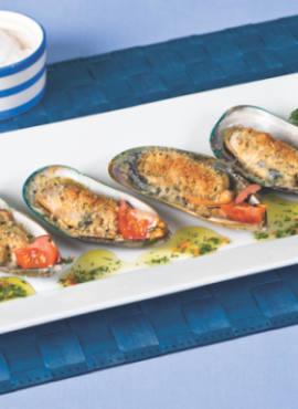 Grilled Mussels