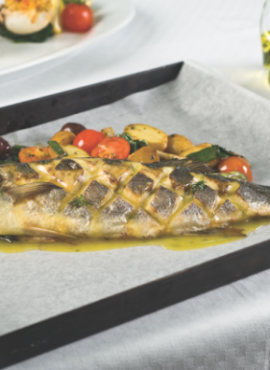 Oven Roasted Sea Bass